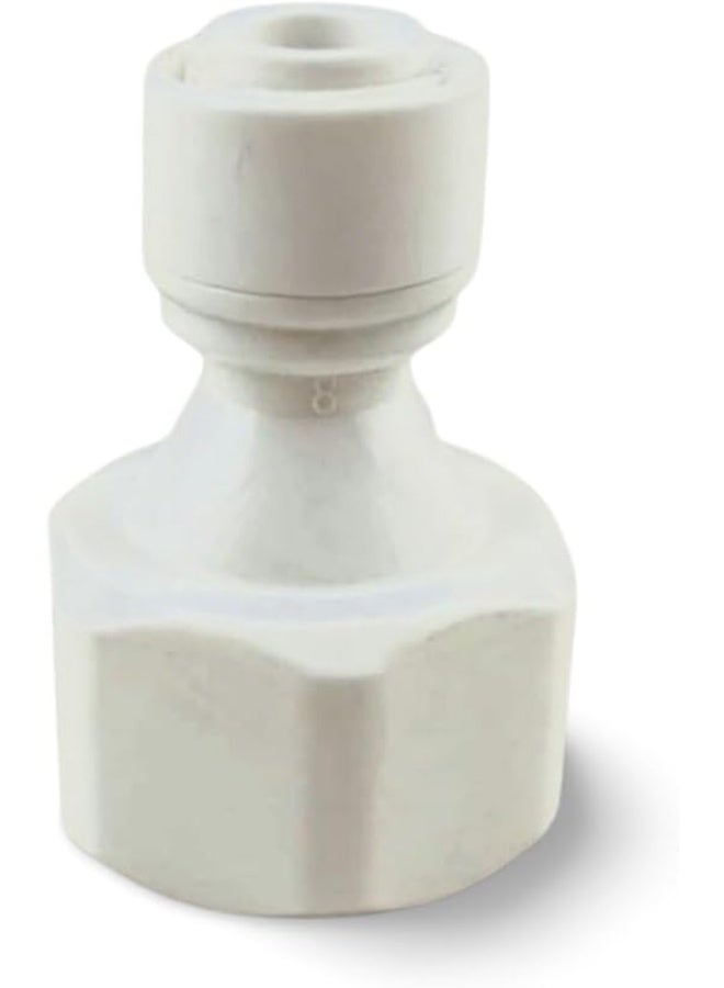 White Plastic Pipe Connector, Plumbing Connector, Quick Filter Installation - Image 1